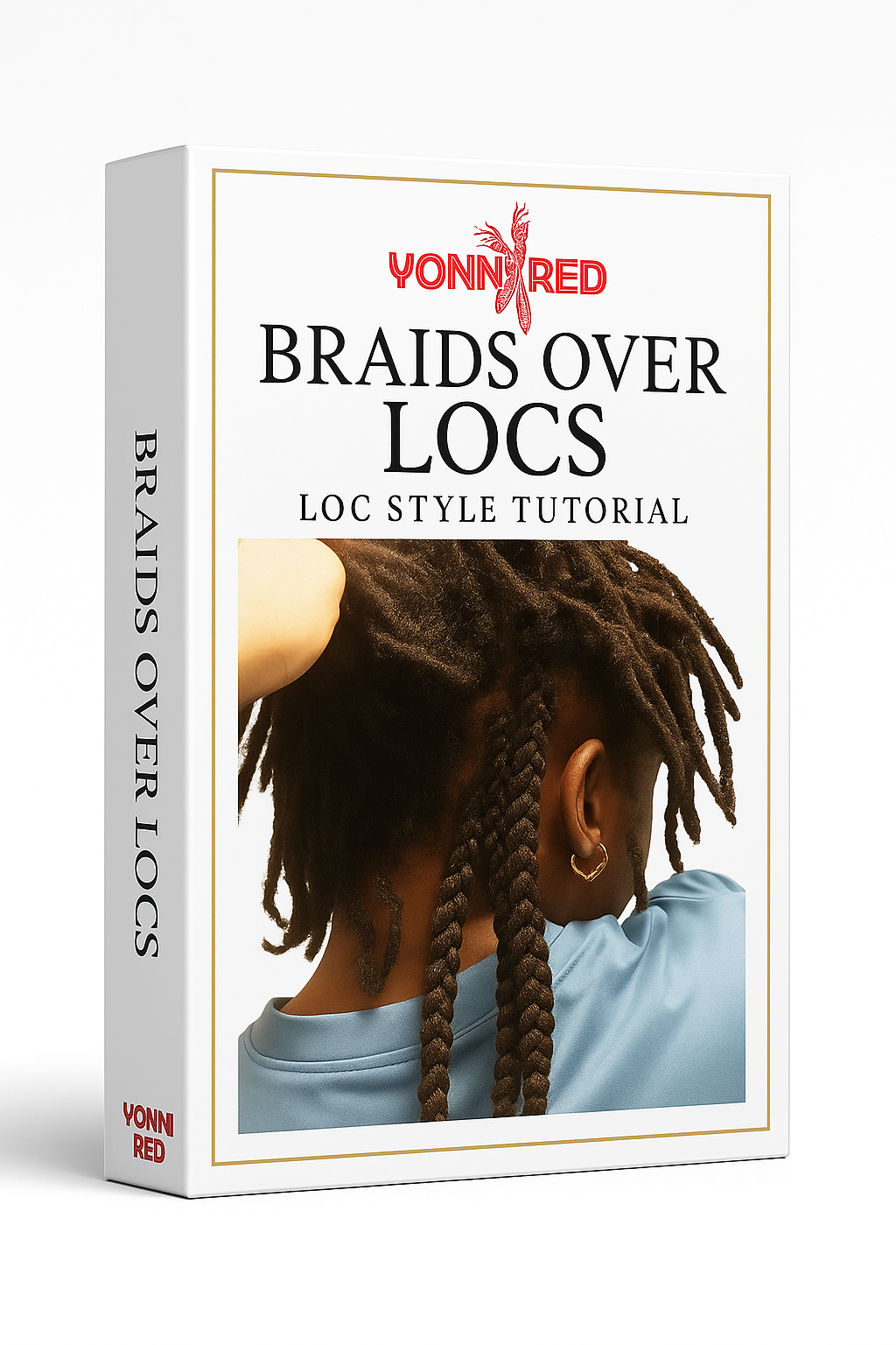 Braid Over Locs Tutorial